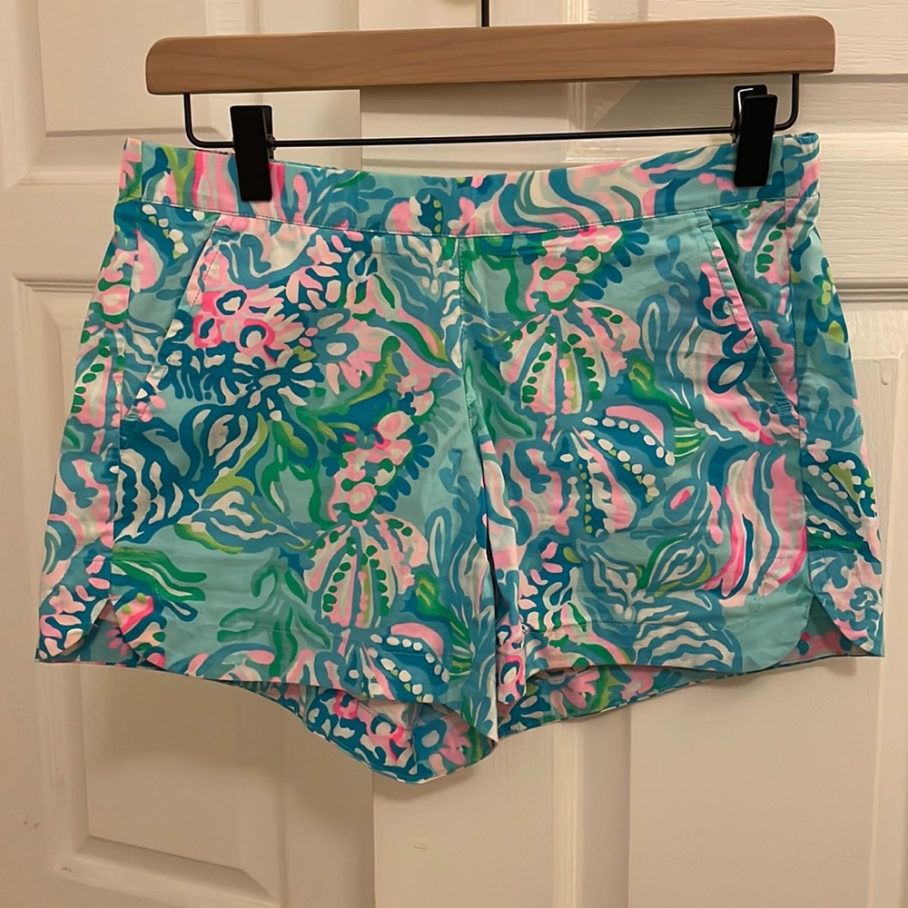 Lilly Pulitzer 5” Ocean View Pull On Shorts - Women’s Size XS
